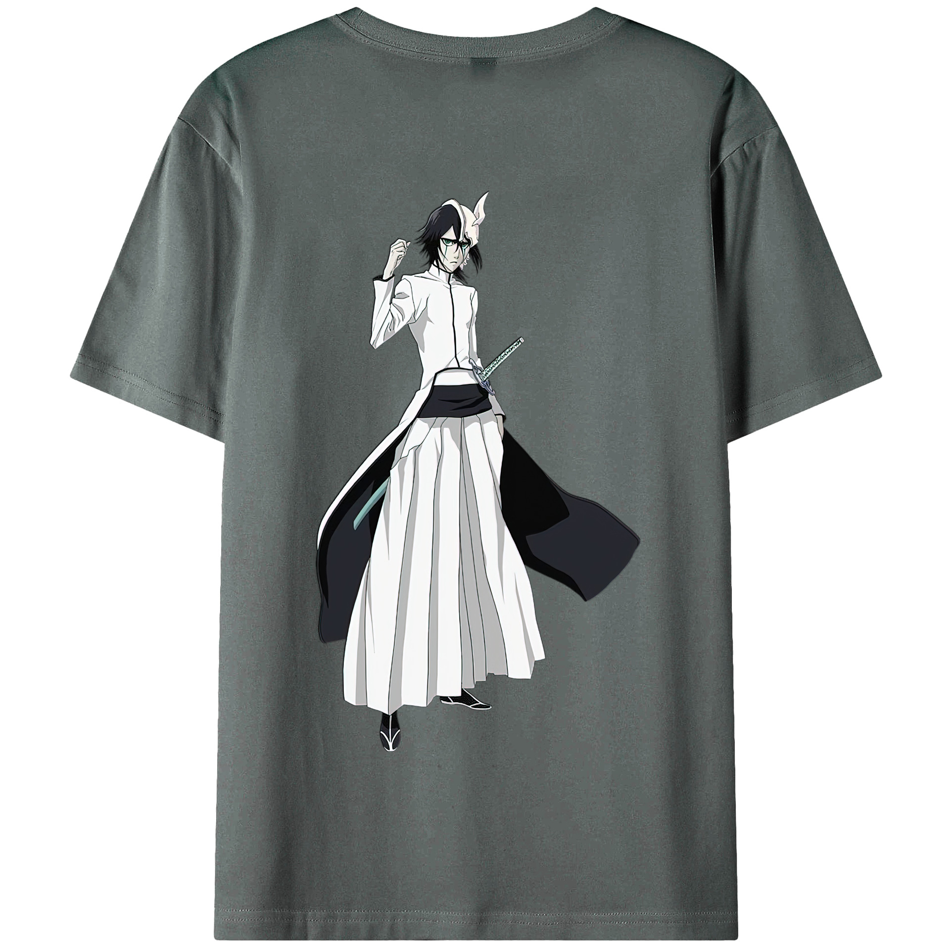 （画像用） ブリーチ ウルキオラ·シファー BLEACH Ulquiorra cifer 綿100％半袖Tシャツ（背面プリント）